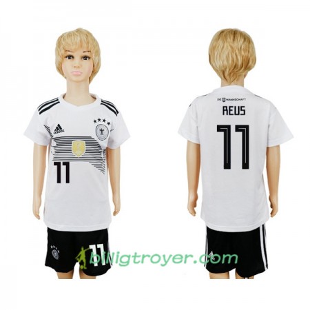 Billige Fotballdrakter Tyskland Reus 11 Barn VM 2018 Hjemmedraktsett